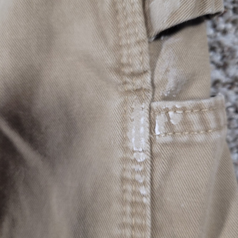 Carhartt Carpenter Pants Mens 36x30 Tan 100% Cotton Relaxed Fit Workwear Utility - Picture 7 of 12